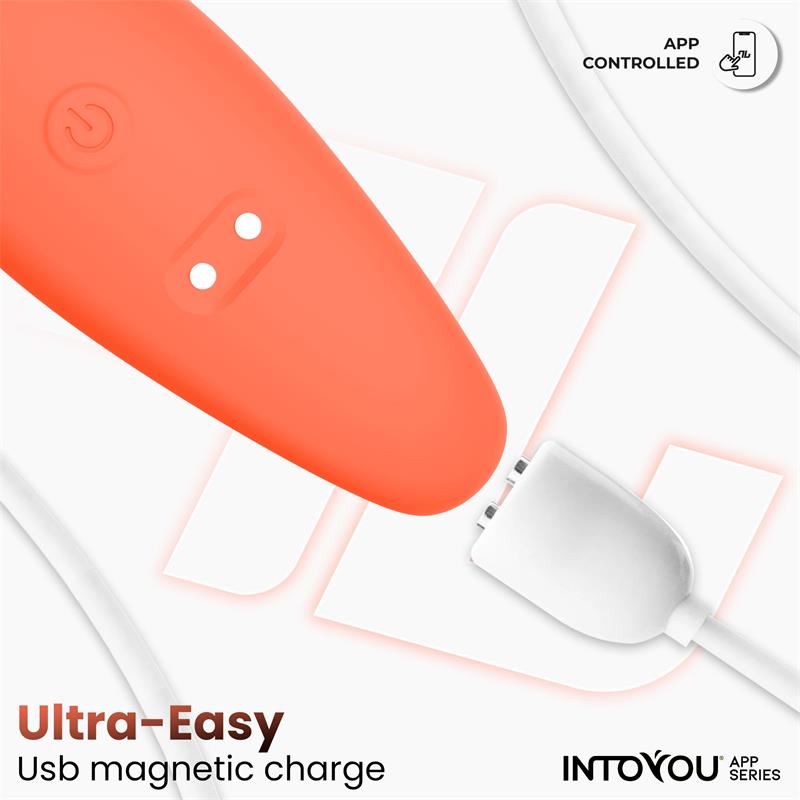 INTOYOU APP SERIES - JUGUETE PARA PAREJAS CON APP FLEXIBLE SALMON
