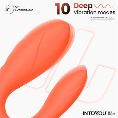 INTOYOU APP SERIES - JUGUETE PARA PAREJAS CON APP FLEXIBLE SALMON