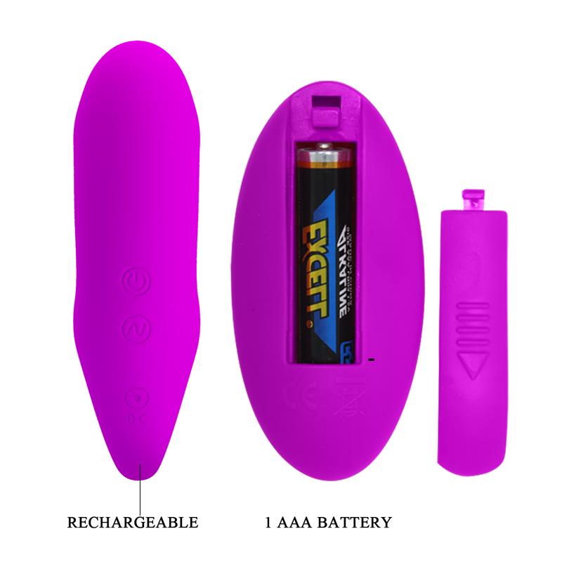 PRETTYLOVE - JUGUETE PARA PAREJAS CON CONTROL REMOTO ROSA
