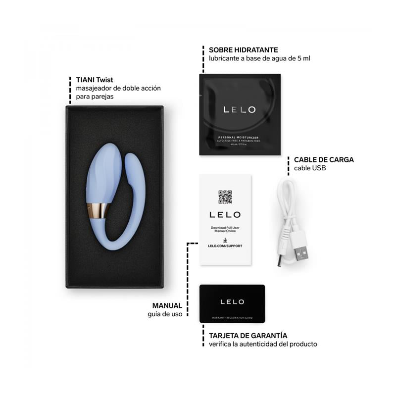 LELO - JUGUETE PARA PAREJAS TIANI TWIST APP SEA FOAM