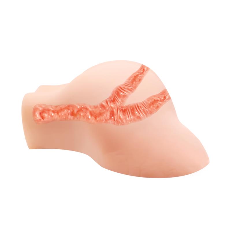 CRAZY BULL - VAGINA Y ANO CON MALLA REALISTA CON VIBRACIÓN