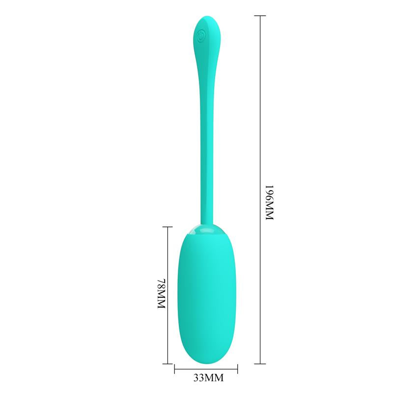 PRETTYLOVE - JULIUS HUEVO VIBRADOR VERDE