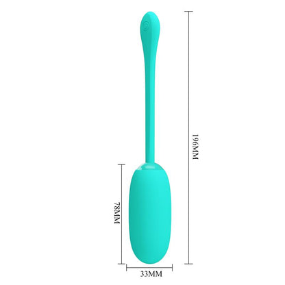PRETTYLOVE - JULIUS HUEVO VIBRADOR VERDE
