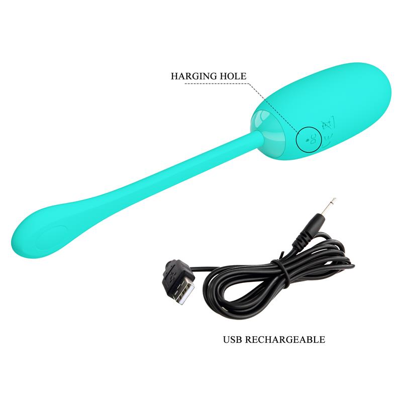 PRETTYLOVE - JULIUS HUEVO VIBRADOR VERDE