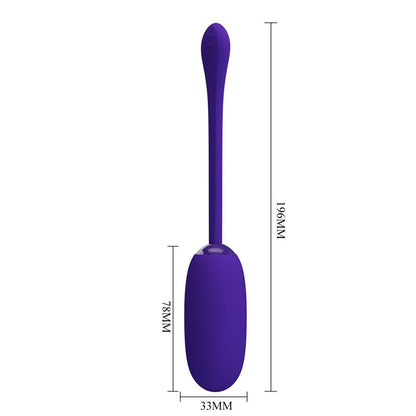 PRETTYLOVE - JULIUS HUEVO VIBRADOR VIOLETA