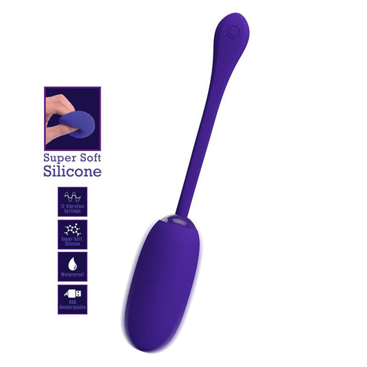 PRETTYLOVE - JULIUS HUEVO VIBRADOR VIOLETA