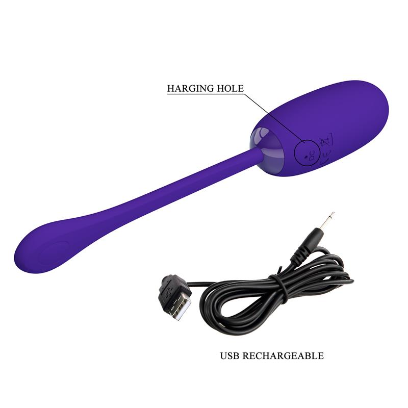 PRETTYLOVE - JULIUS HUEVO VIBRADOR VIOLETA