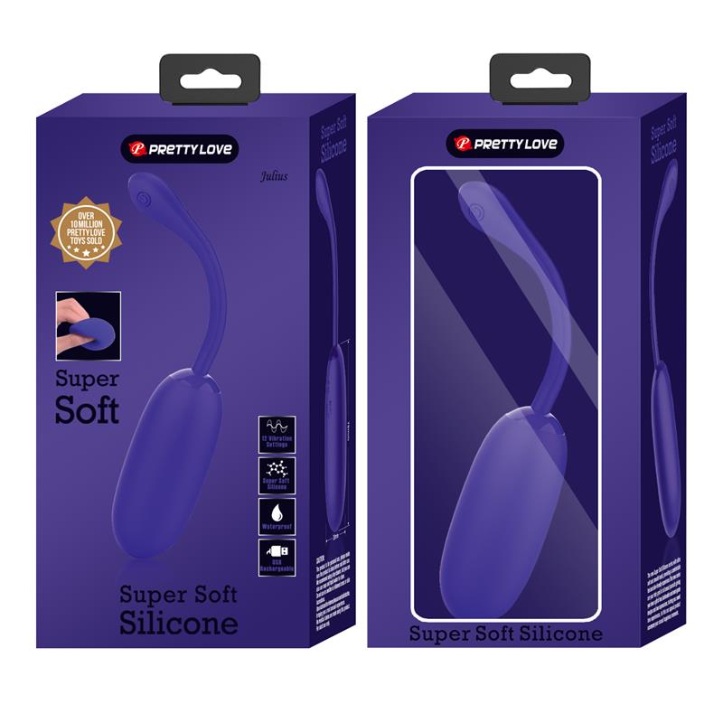 PRETTYLOVE - JULIUS HUEVO VIBRADOR VIOLETA