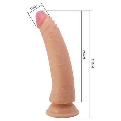 PRETTYLOVE - KABLE DILDO CON PIEL DESLIZANTE RETRACTIL 8.3