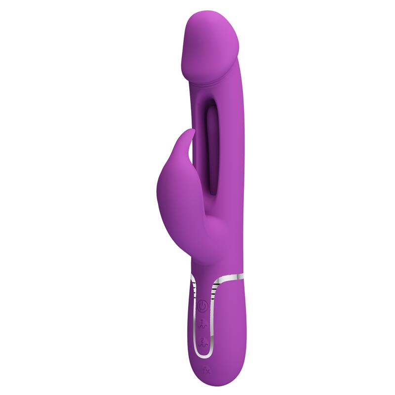 PRETTYLOVE - KAMPAS VIBRADOR CON LENGUA LILA