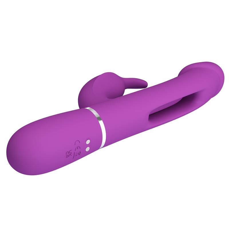 PRETTYLOVE - KAMPAS VIBRADOR CON LENGUA LILA