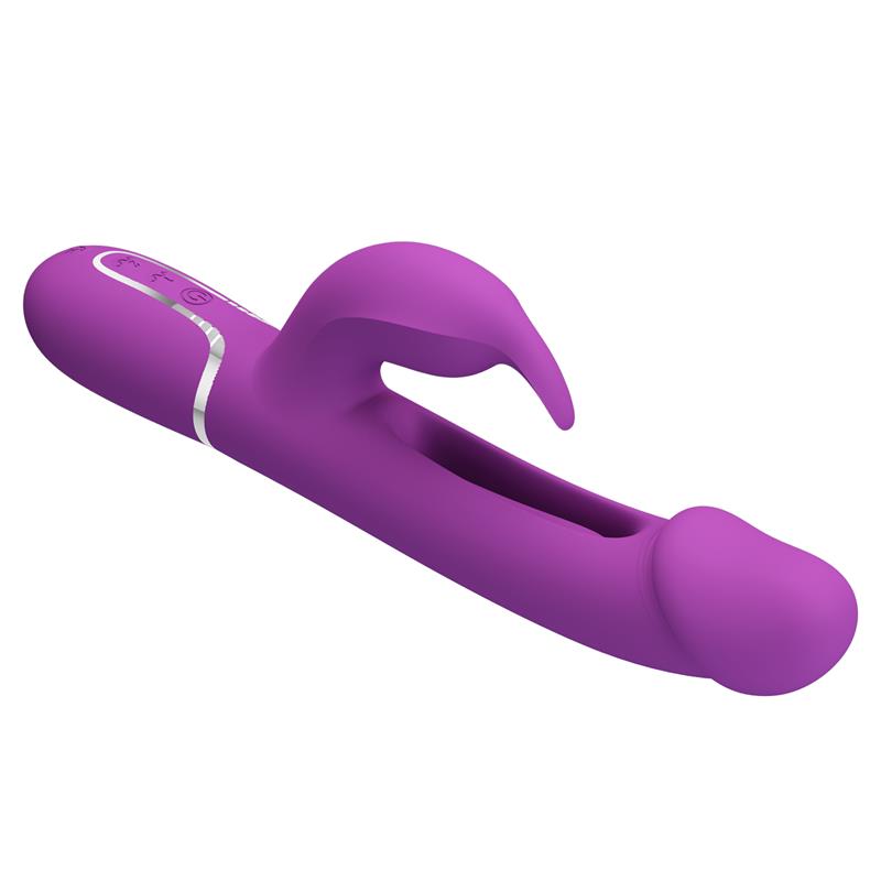 PRETTYLOVE - KAMPAS VIBRADOR CON LENGUA LILA