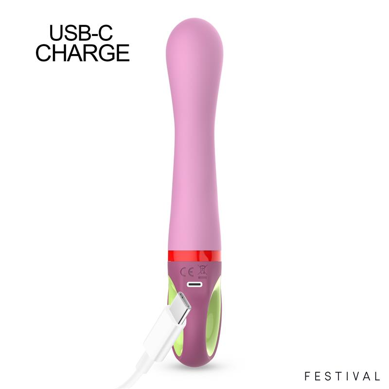 FESTIVAL - KANDY ESTIMULADOR 10 FUNCIONES USB-C