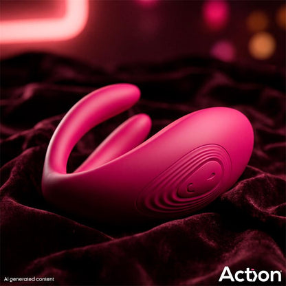ACTION - KAREN VIBRADOR PARA PAREJAS CON VIBRACIÓN AJUSTABLE