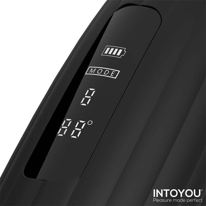 INTOYOU - KARTER MASTURBADOR AVANZADO CON VIBRACIÓN, CALOR Y PANTALLA DIGITAL