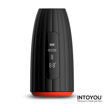 INTOYOU - KARTER MASTURBADOR AVANZADO CON VIBRACIÓN, CALOR Y PANTALLA DIGITAL