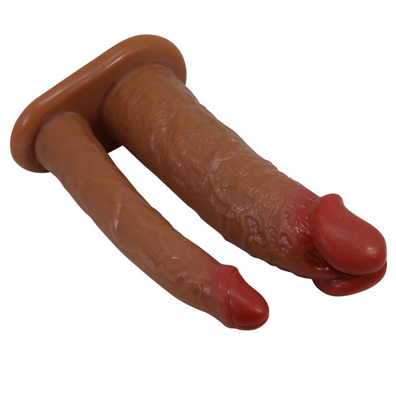 PRETTYLOVE - KEAVEN ARNÉS CON DILDO DOBLE HUECO
