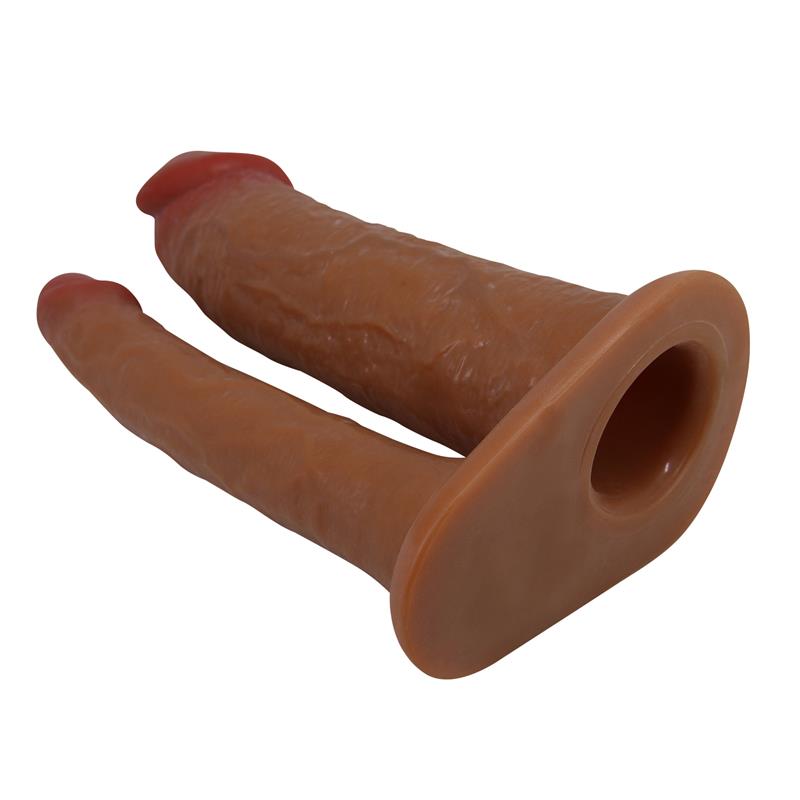 PRETTYLOVE - KEAVEN ARNÉS CON DILDO DOBLE HUECO