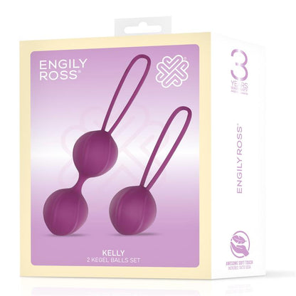 ENGILY ROSS - KELLY BOLAS KEGEL SILICONA PÚPURA
