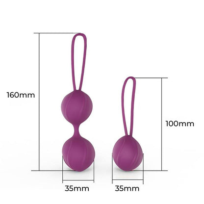 ENGILY ROSS - KELLY BOLAS KEGEL SILICONA PÚPURA