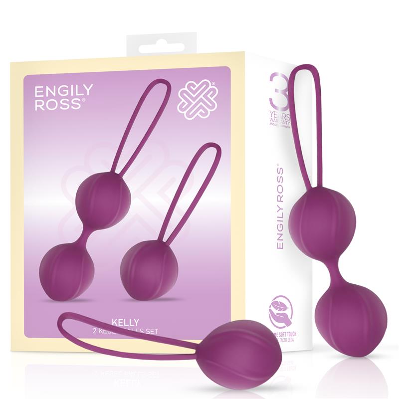 ENGILY ROSS - KELLY BOLAS KEGEL SILICONA PÚPURA