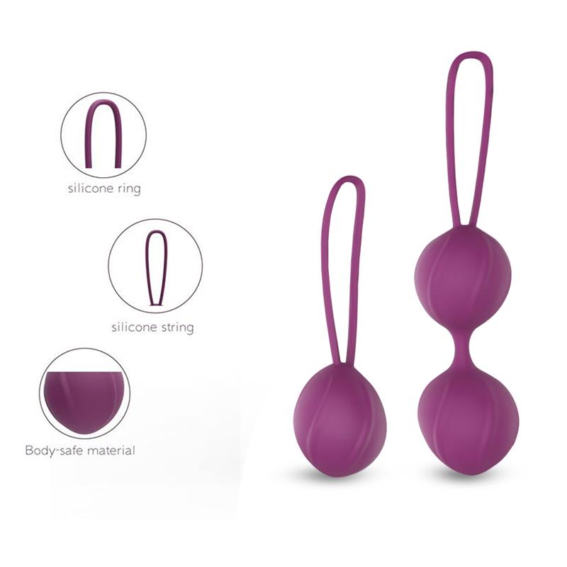 ENGILY ROSS - KELLY BOLAS KEGEL SILICONA PÚPURA