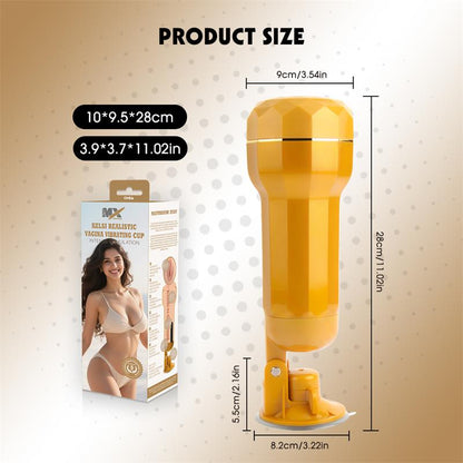 CHISA - KELSI MASTURBADOR VAGINA REALISTA CON VIBRACIÓN