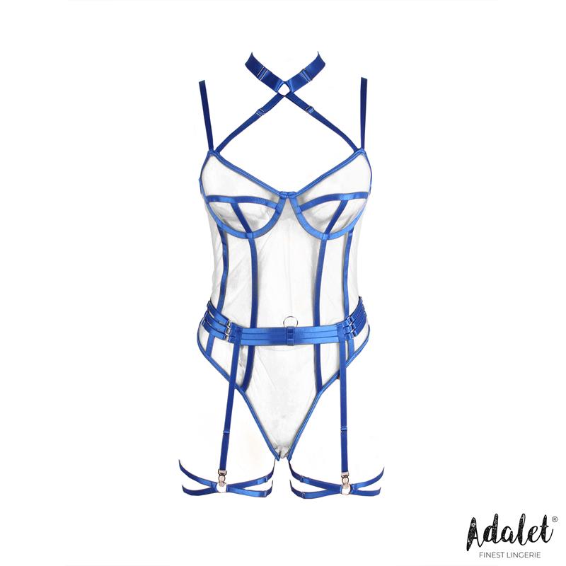 ADALET LINGERIE - KILLYE TEDDY DE MALLA CON TIRAS CON LIGAS