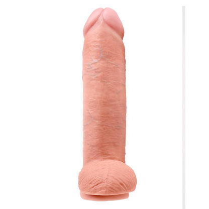 KING COCK - KING COCK PENE CON TESTÍCULOS DE 12 - COLOR NATURAL