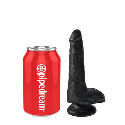 KING COCK - KING COCK PENE CON TESTÍCULOS DE 6 - COLOR NEGRO
