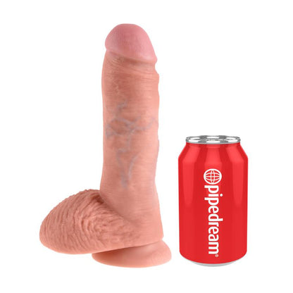 KING COCK - KING COCK PENE CON TESTÍCULOS DE 8 - COLOR NATURAL