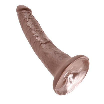 KING COCK - KING COCK PENE DE 17,78 CM - COLOR MARRÓN