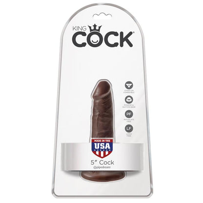 KING COCK - KING COCK PENE DE 5 - COLOR MARRÓN