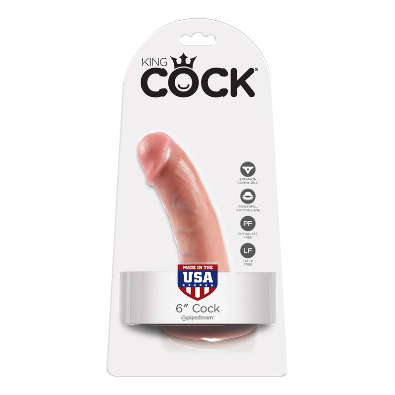 KING COCK - KING COCK PENE DE 6 - COLOR NATURAL