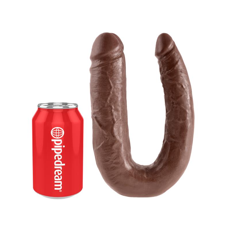 KING COCK - KING COCK PENE DOBLE PENETRACIÓN GRANDE - COLOR MARRÓN