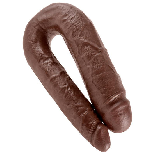 KING COCK - KING COCK PENE DOBLE PENETRACIÓN GRANDE - COLOR MARRÓN