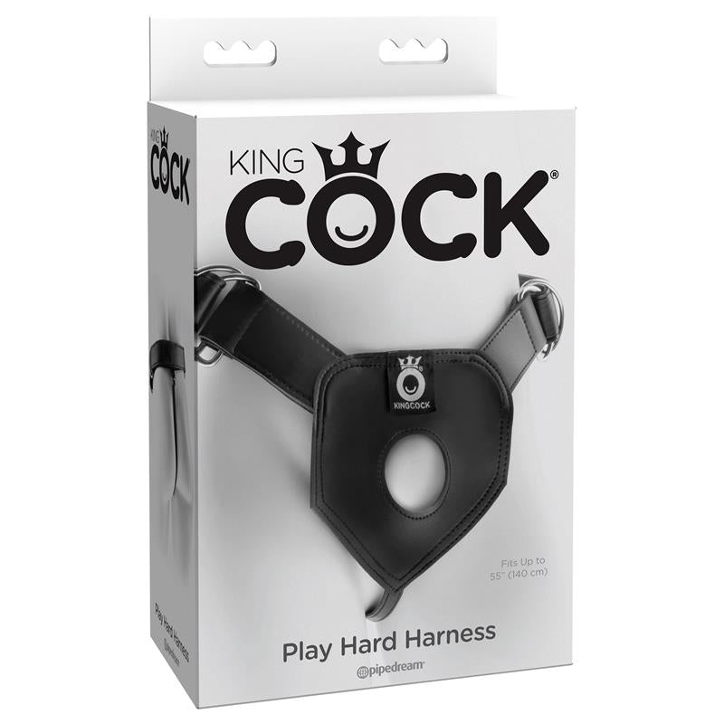 KING COCK - KING COCK  PLAY HARD ARNÉS NEGRO