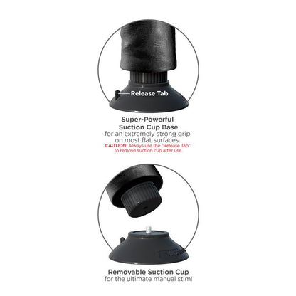 KING COCK - KING COCK VIBRADOR DOBLE 8 - COLOR NEGRO
