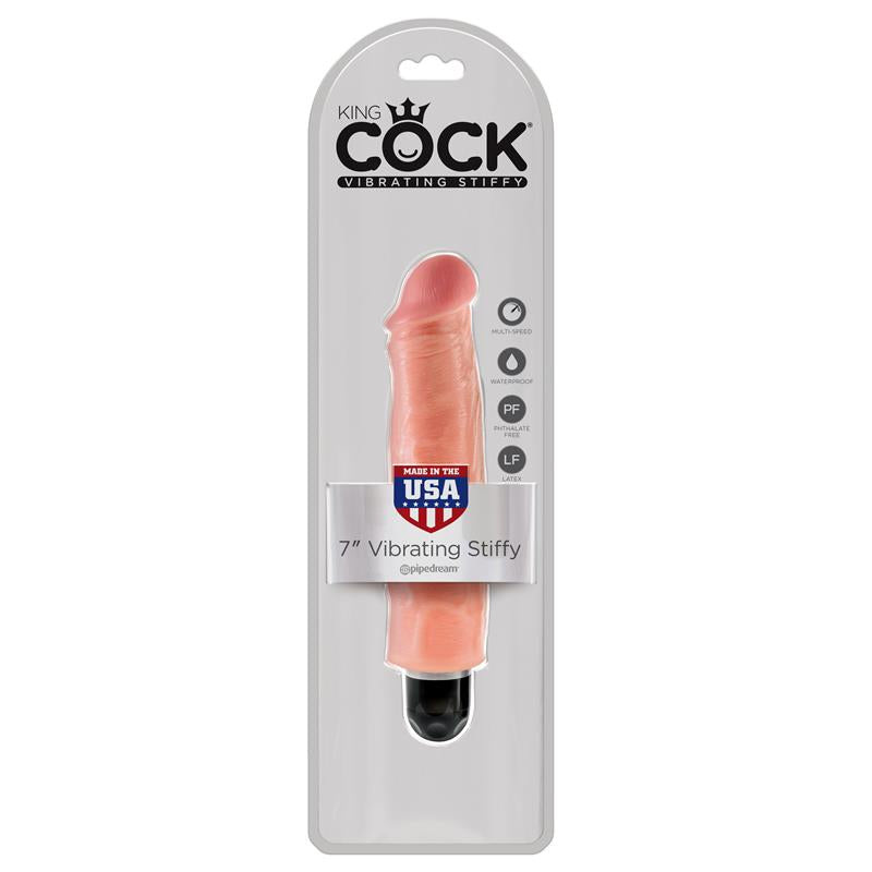 KING COCK - KING COCK VIBRADOR STIFFY DE 7 - COLOR NATURAL