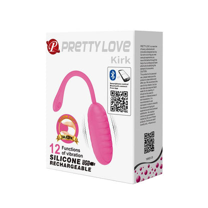 PRETTYLOVE - KIRK HUEVO VIBRADOR CON APP MOVIL SILCONA USB