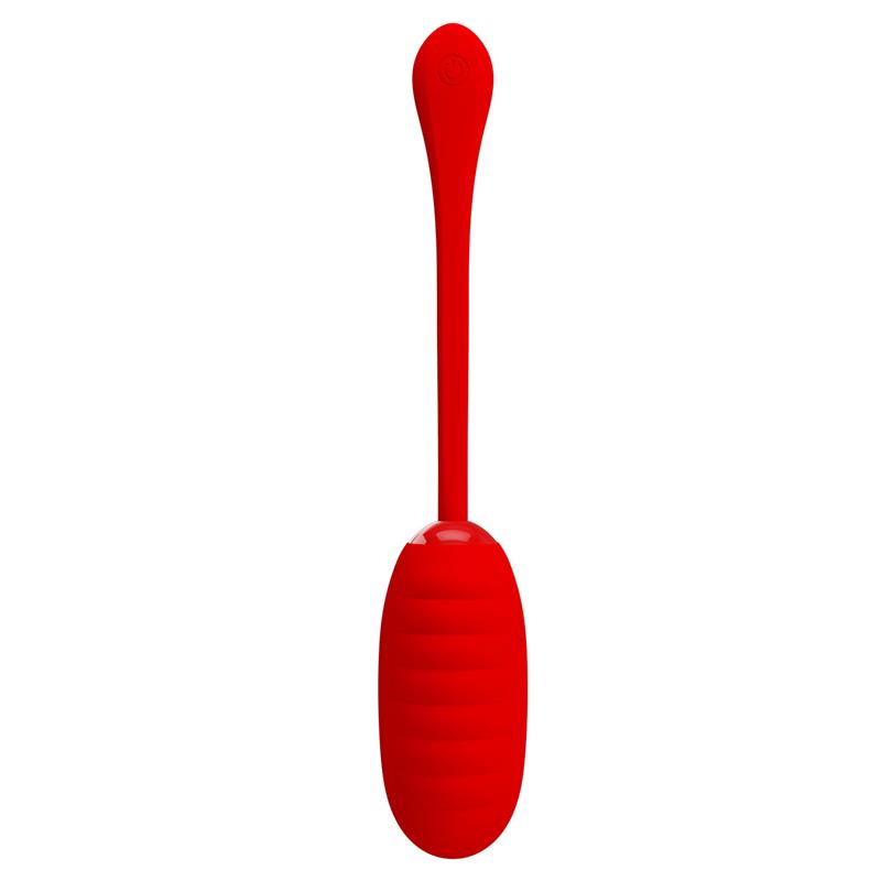 PRETTYLOVE - KIRK HUEVO VIBRADOR ROJO