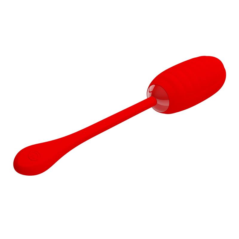 PRETTYLOVE - KIRK HUEVO VIBRADOR ROJO