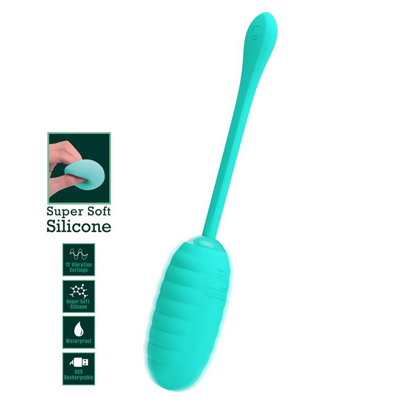PRETTYLOVE - KIRK HUEVO VIBRADOR VERDE