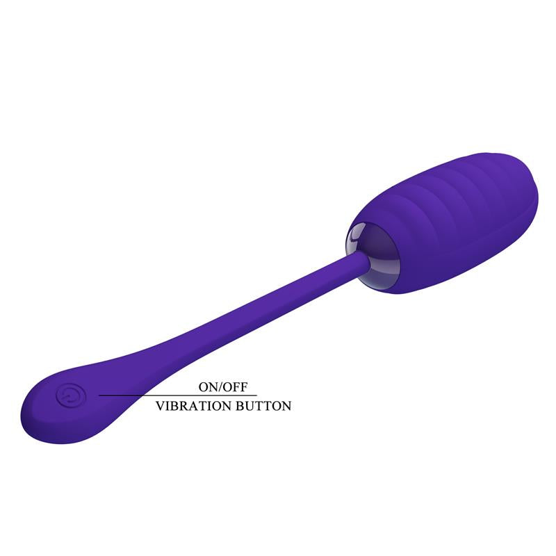 PRETTYLOVE - KIRK HUEVO VIBRADOR VIOLETA
