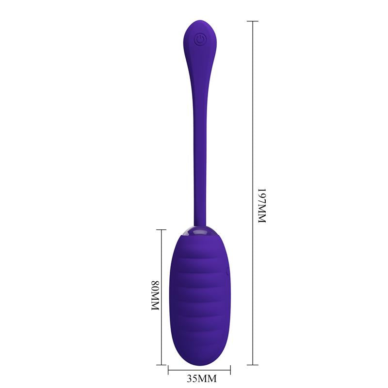 PRETTYLOVE - KIRK HUEVO VIBRADOR VIOLETA