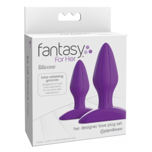 FANTASY FOR HER - KIT 2 PLUG ANAL DESIGNER LOVE