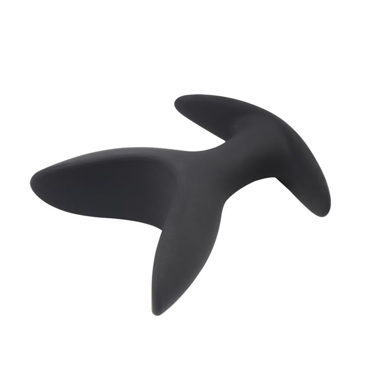 CHISA - KIT 3 PLUG GAPING ANCHOR SILICONA NEGRO