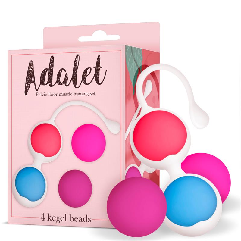 ADALET - KIT 4 BOLAS KEGEL SILICONA