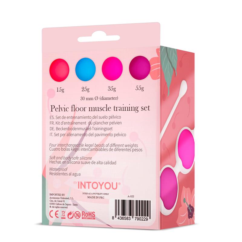 ADALET - KIT 4 BOLAS KEGEL SILICONA