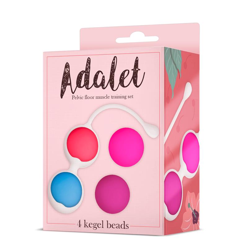 ADALET - KIT 4 ESFERAS KEGEL SILICONE